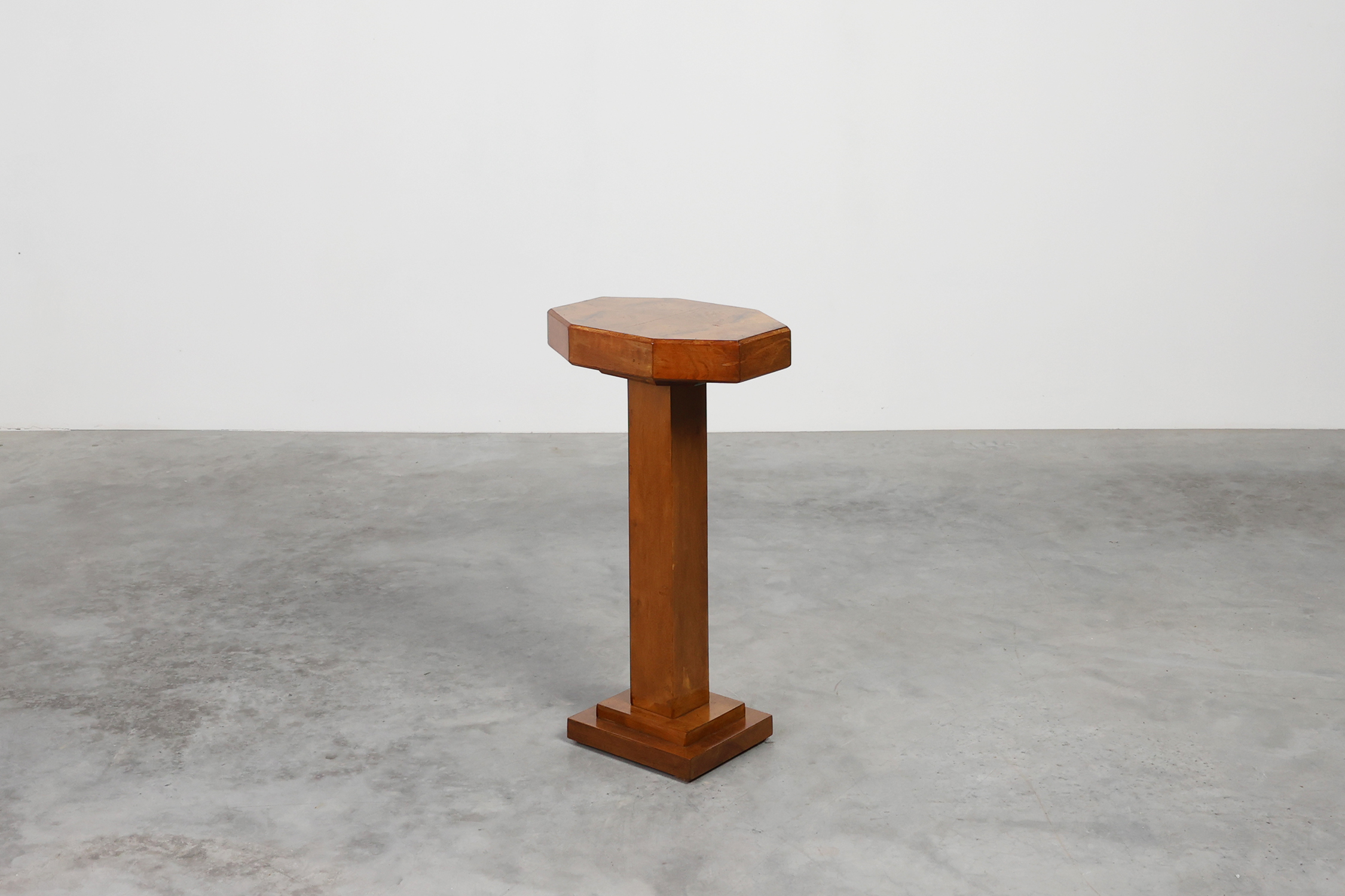 Art Deco Side Table with Drawers & Integrated Ashtray, France 1925thumbnail